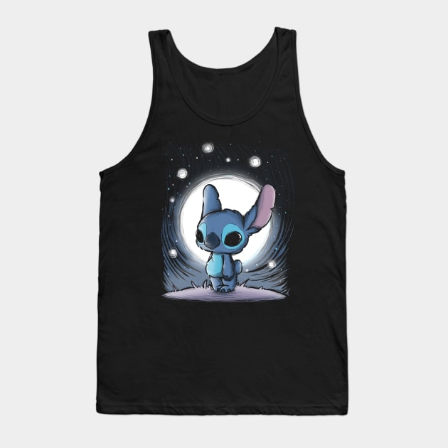 Cute Alien Tank Top by xMorfina